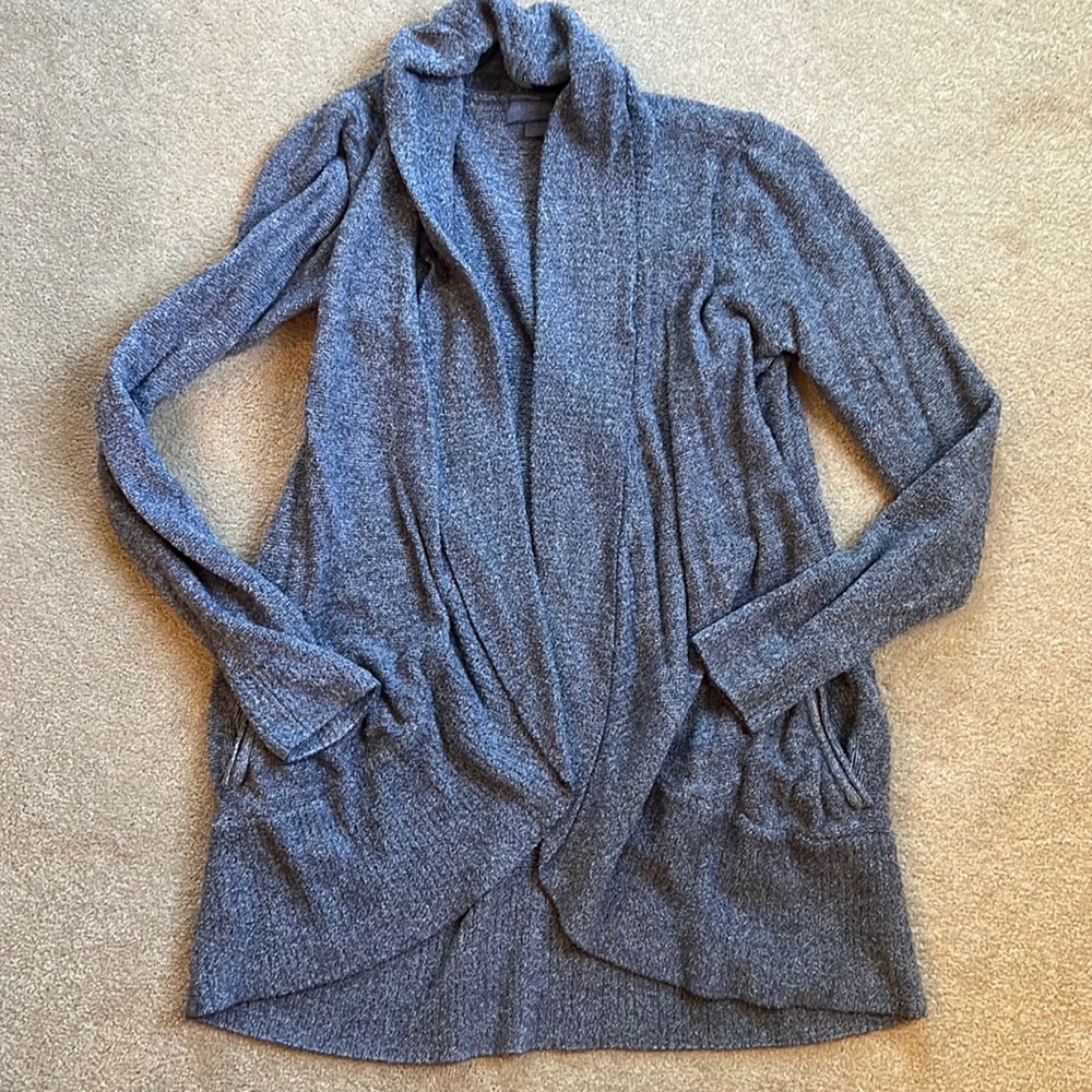Barefoot Dreams Cozychic Lite Circle Cardigan Medium - Picture 2 of 4